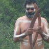 Boomerang Player at Appin massacre commemoration